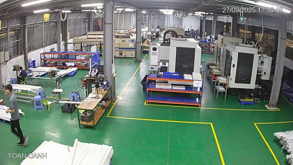 CNC machining shop in Vietnam